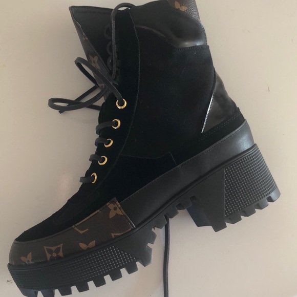 lv combat boots dupe